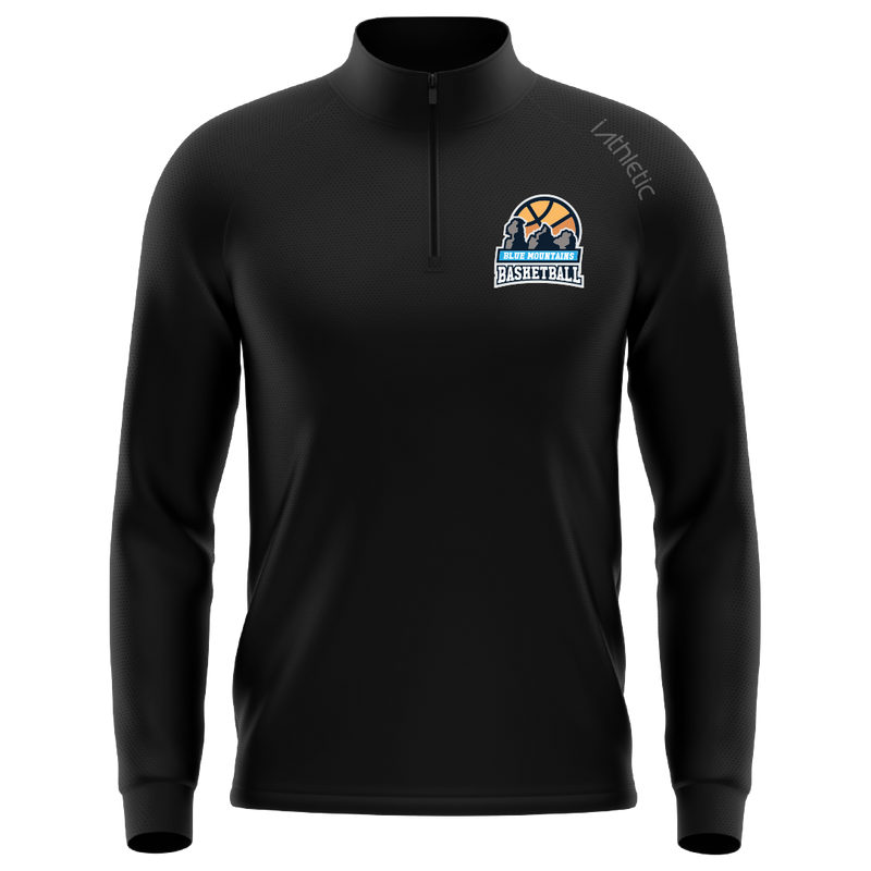 Blue Mountains Basketball Association Pro Tech Qtr Zip Jacket
