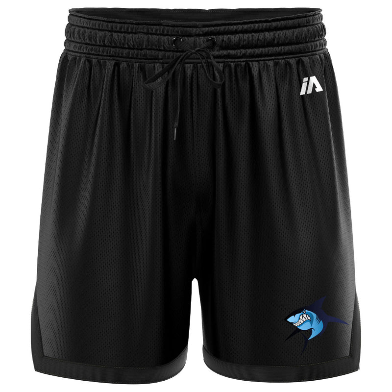 Sutherland Sharks Casual Basketball Shorts - Black/ Black