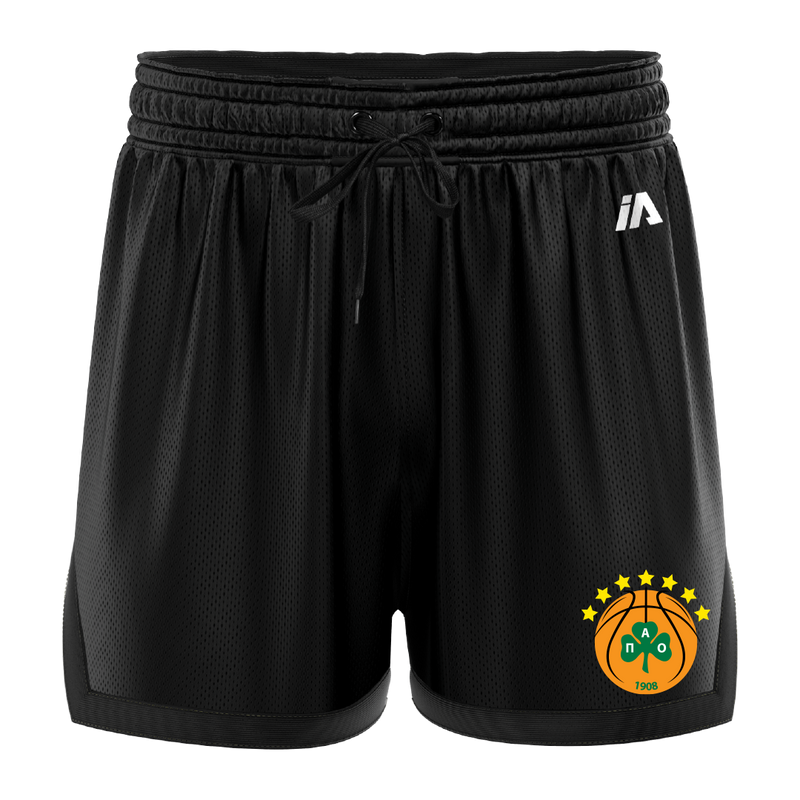 Panathinaikos Casual Shorts - Black/Black