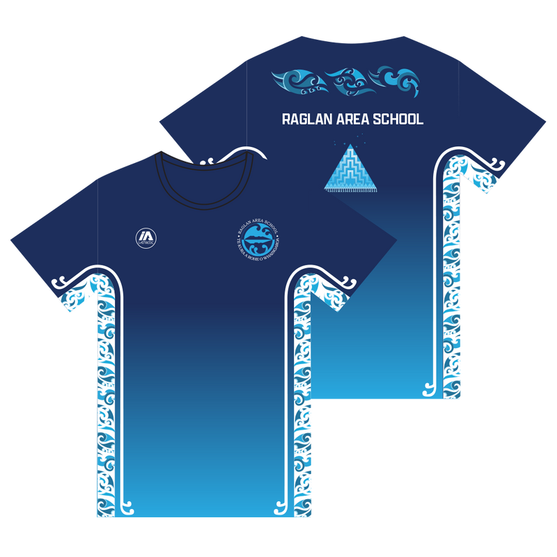 Raglan Area School Reversible PE Shirt - Ngarunui