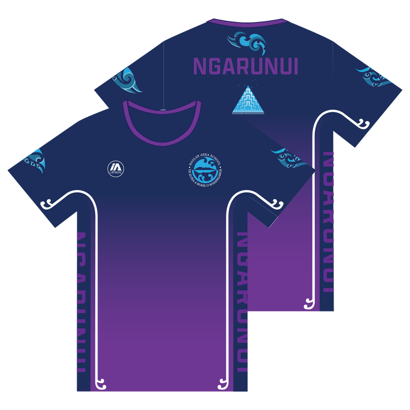 Raglan Area School Reversible PE Shirt - Ngarunui