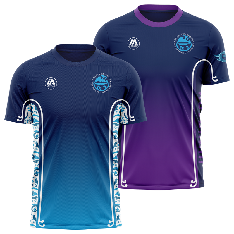 Raglan Area School Reversible PE Shirt - Ngarunui