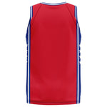 Phila Blue/Red Design - Unisex Reversible Pro Cut Jersey
