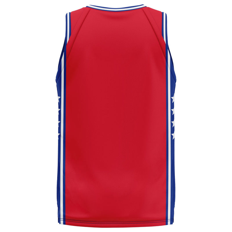 Phila Blue/Red Design - Unisex Reversible Pro Cut Jersey