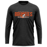 Springfield Brumbies Performance Long Sleeve Tee - Black Marle