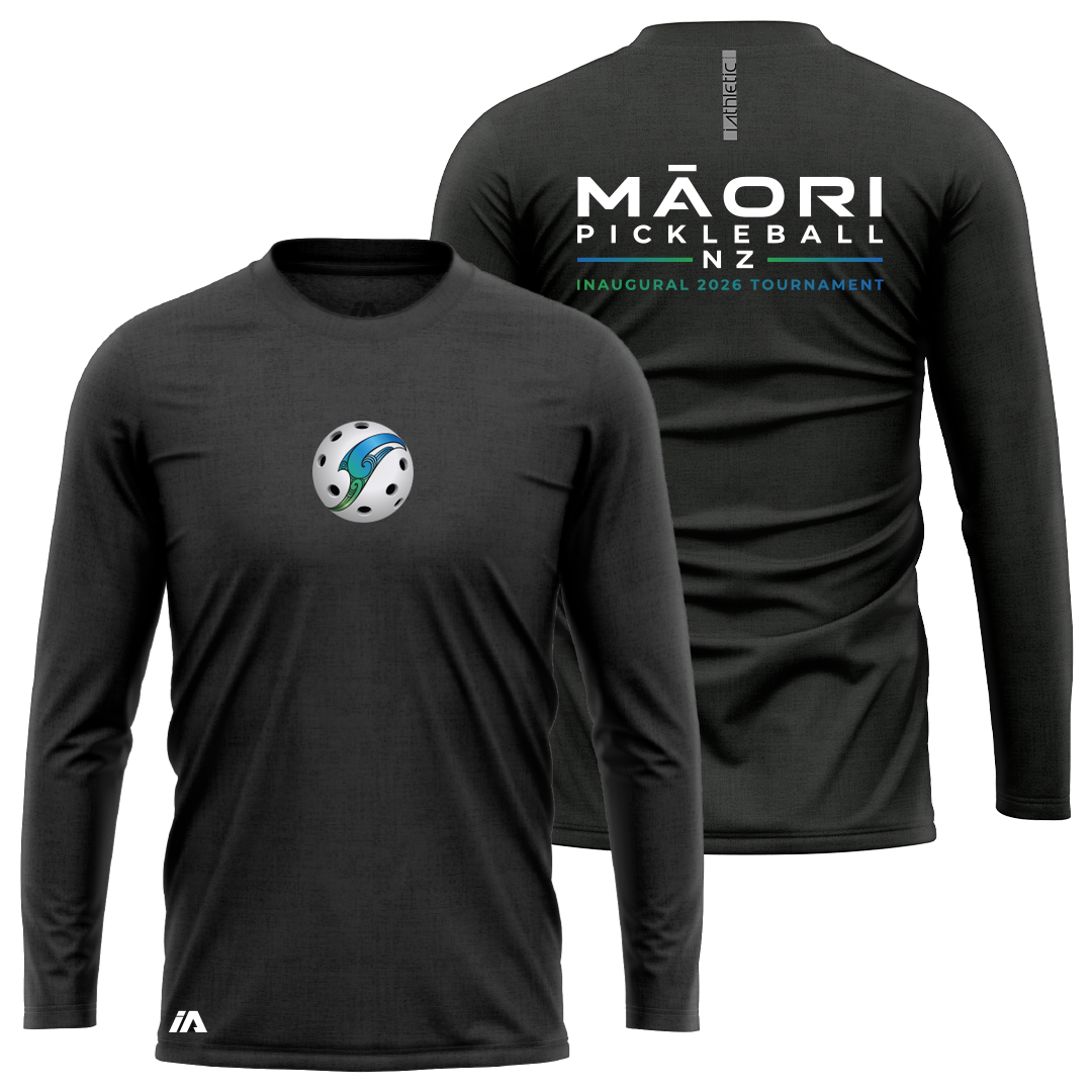 Māori Pickleball NZ Performance LS Tee