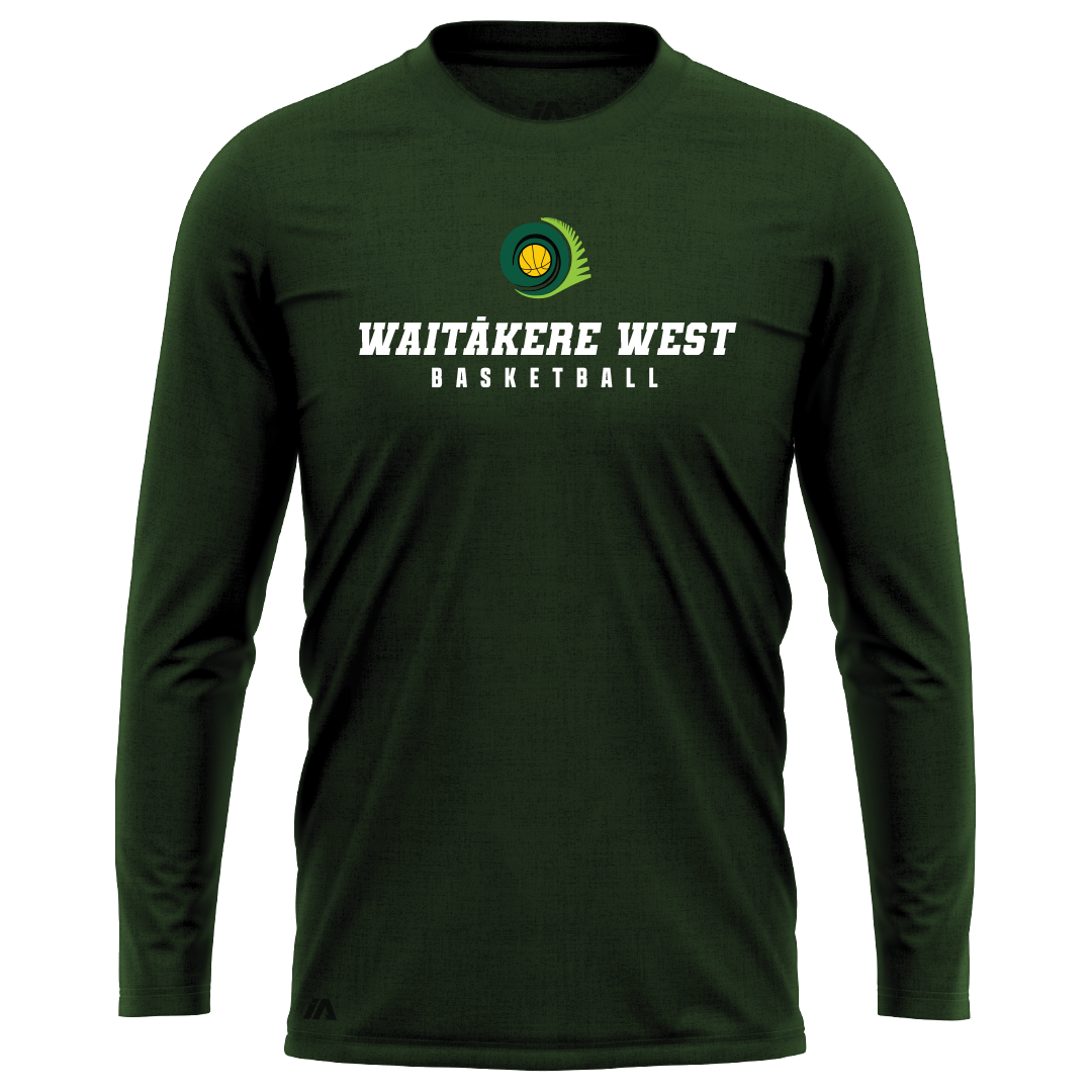 Waitakere Performance LS Warm Up Tee