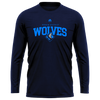 Neerim Wolves Logo 3 Performance LS Tee