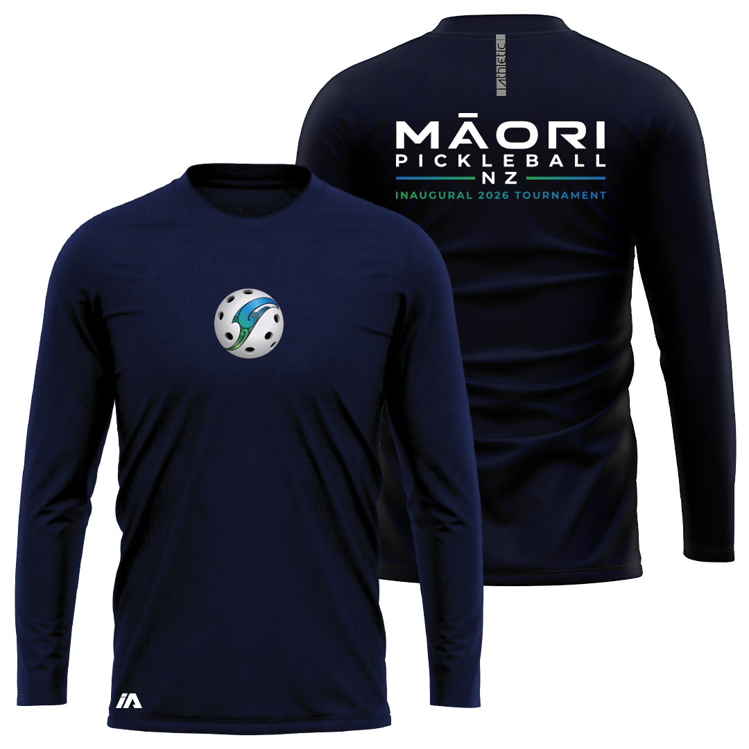 Māori Pickleball NZ Performance LS Tee
