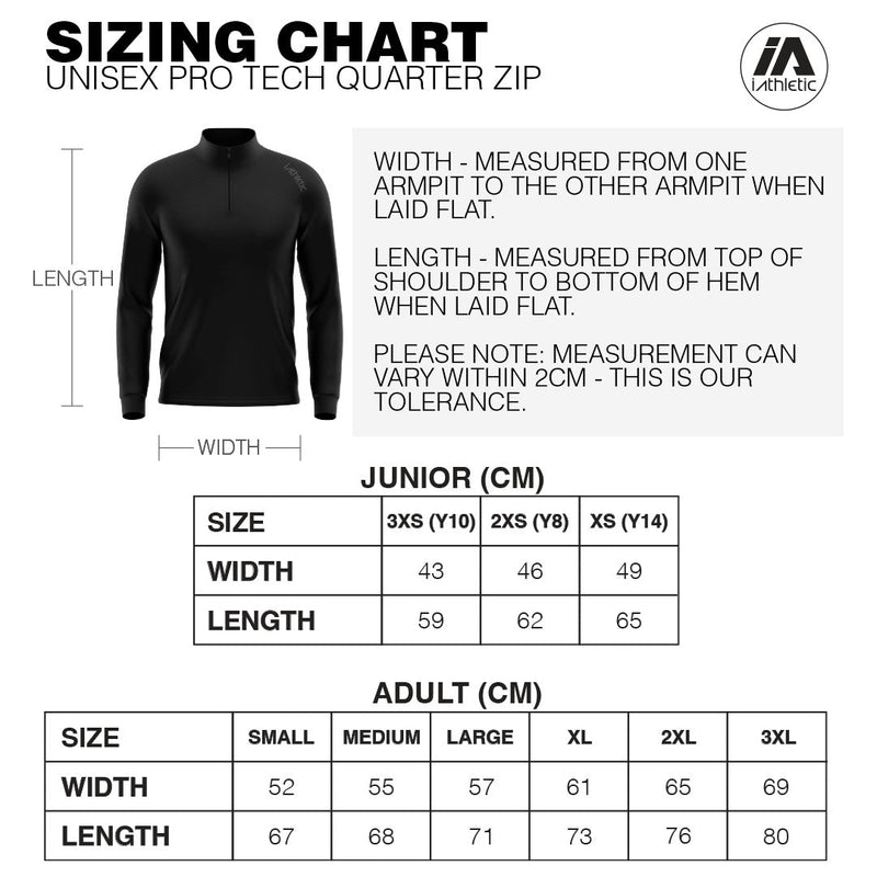 Tumut Timberwolves Pro Tech Qtr Zip Jacket