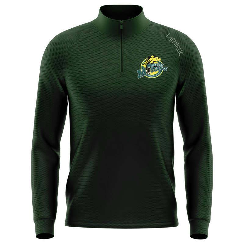 Mentone Mustangs Pro Tech Qtr Zip Jacket