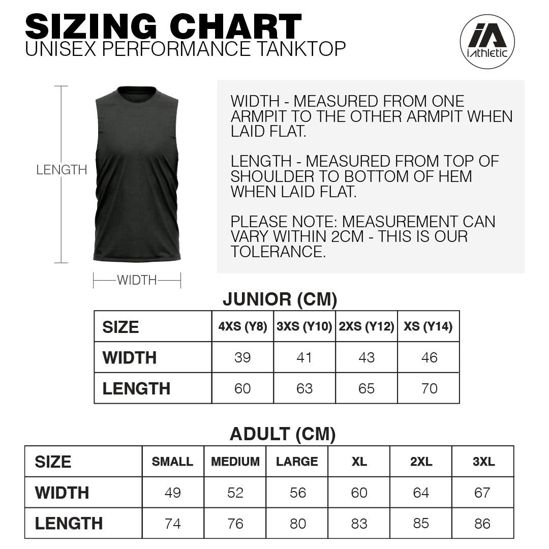 iAthletic Performance Tank Top - Grey Marle