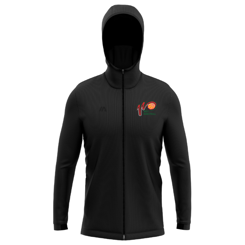 West Basketball "W" Logo Pro Zip Hoodie