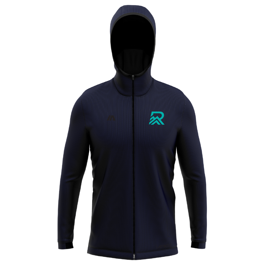 Mountain Raiders BMX Pro Zip Hoodie - Teal Logo