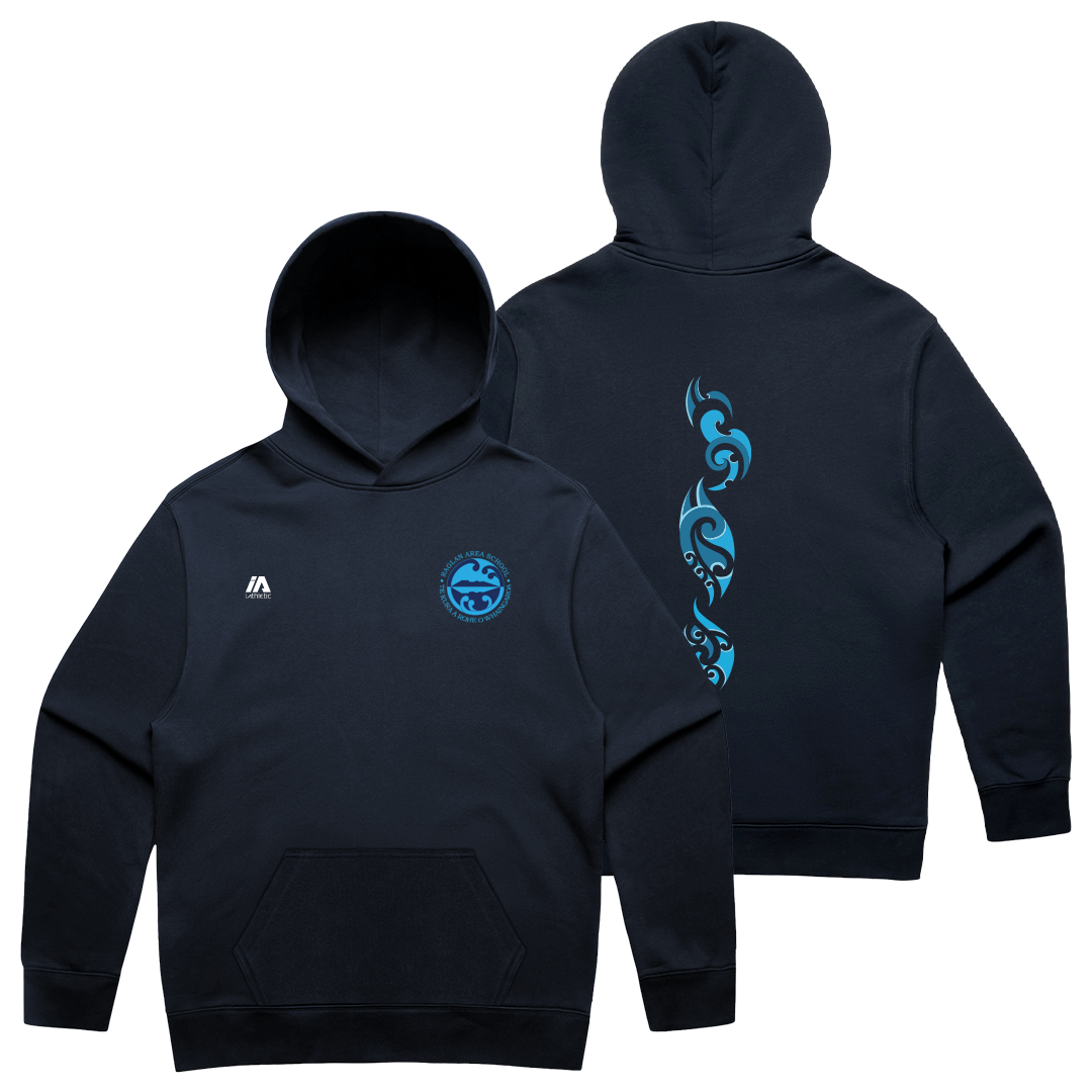 Raglan Area School Cotton Hoodie