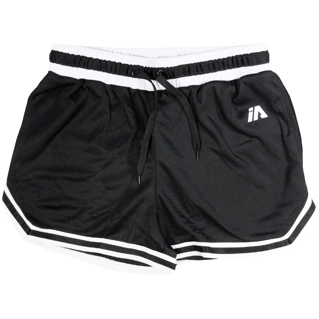 iAthletic Casual Basketball Shorts Women's - Black/White