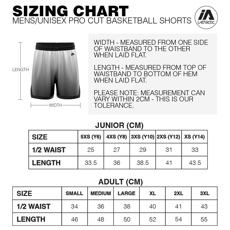 NE Bushrangers Playing Shorts