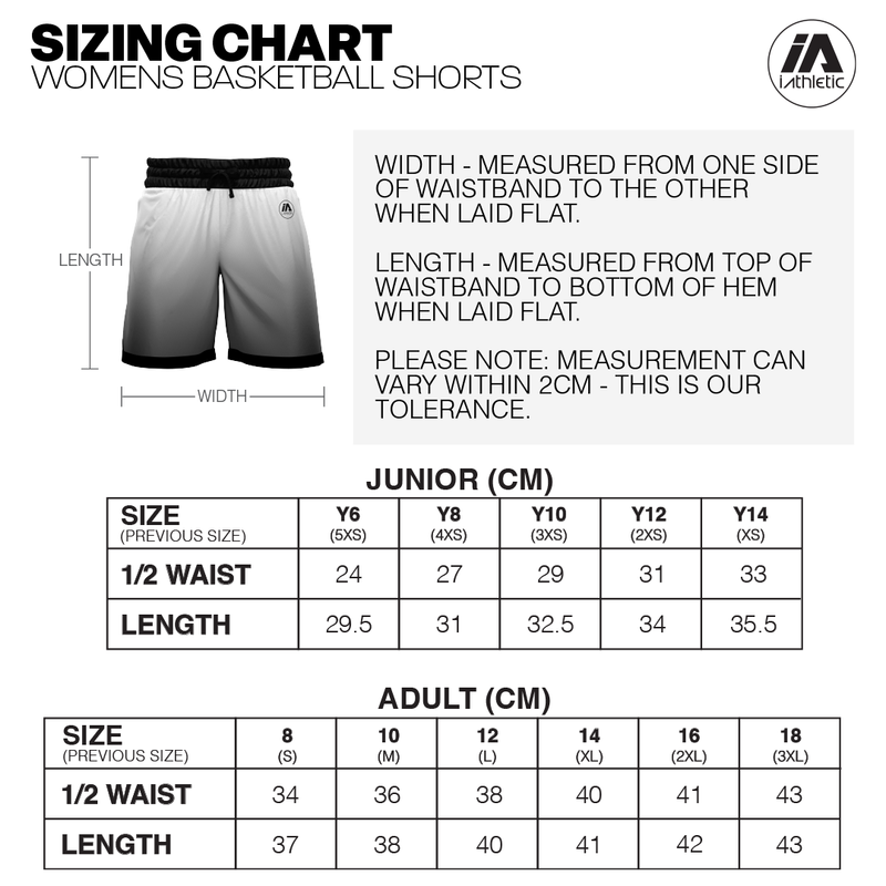Eastern Bulls Playing Shorts - Black (Dandenong Competition Only)