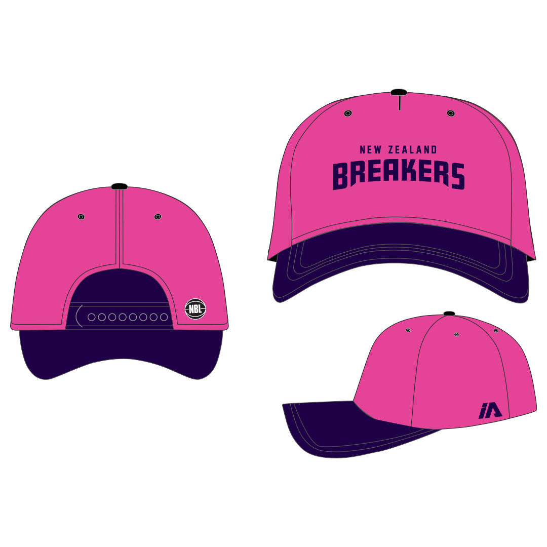 NZ Breakers NBL25 Cap - PINK