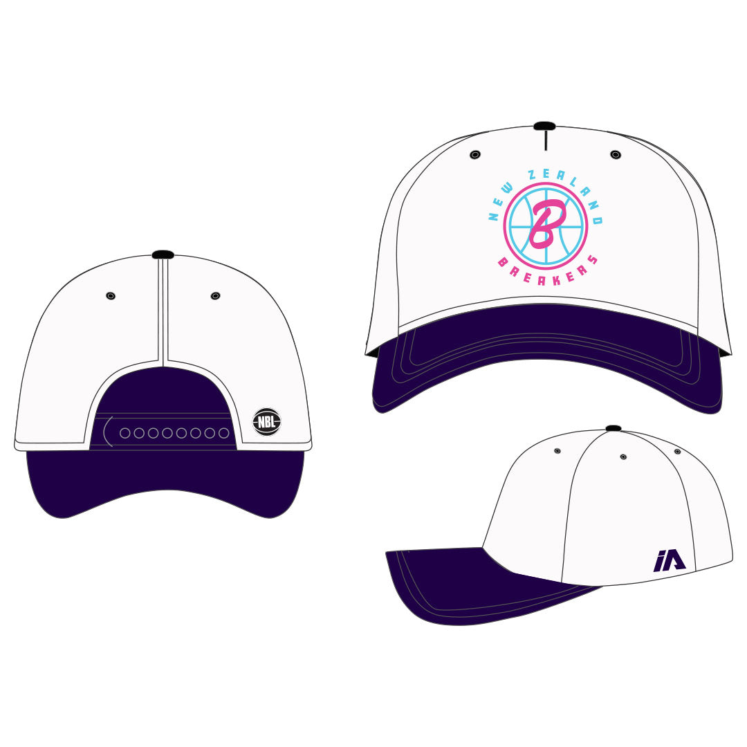 NZ Breakers NBL25 Cap - WHITE