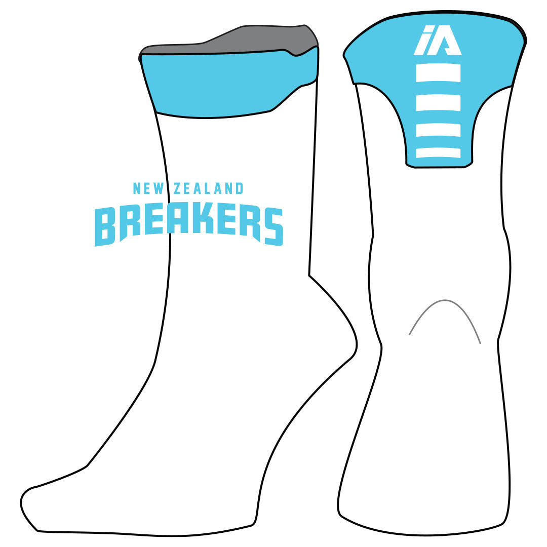 NZ Breakers NBL25 Socks