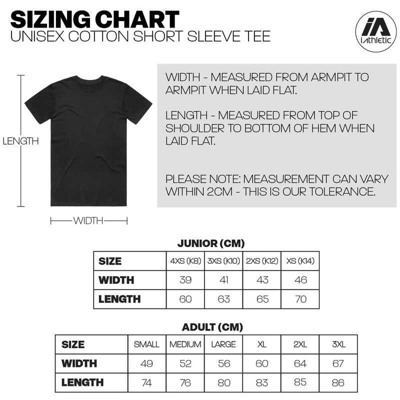 Berwick College Cotton Short Sleeve Tee - Black