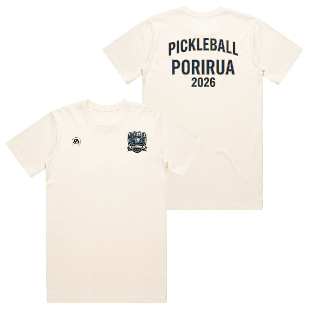 Porirua Pickleball Cotton Tee