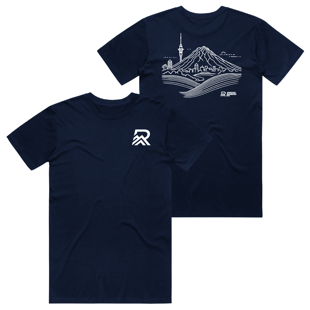 Mountain Raiders BMX Cotton Tee - Ohuiarangi