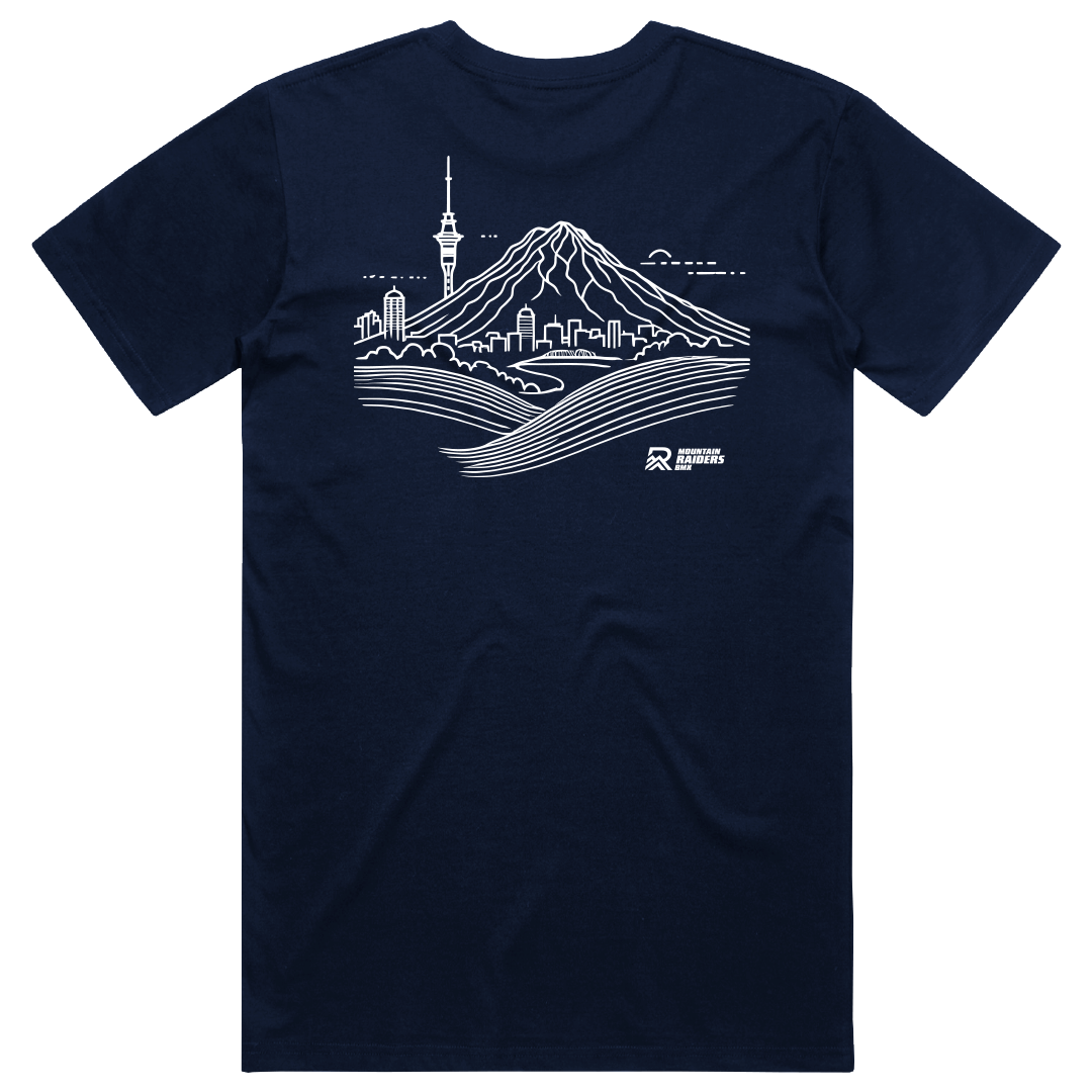 Mountain Raiders BMX Cotton Tee - Ohuiarangi