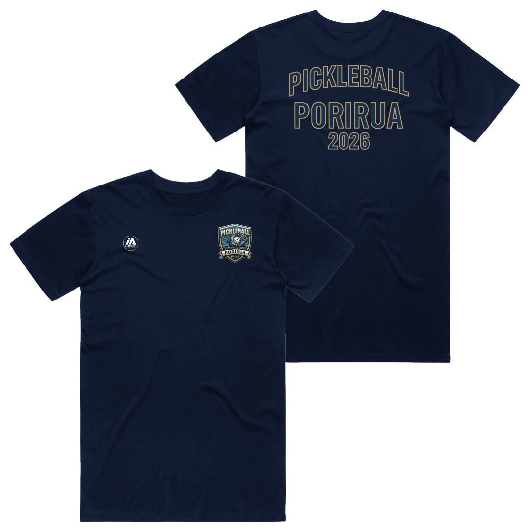 Porirua Pickleball Cotton Tee