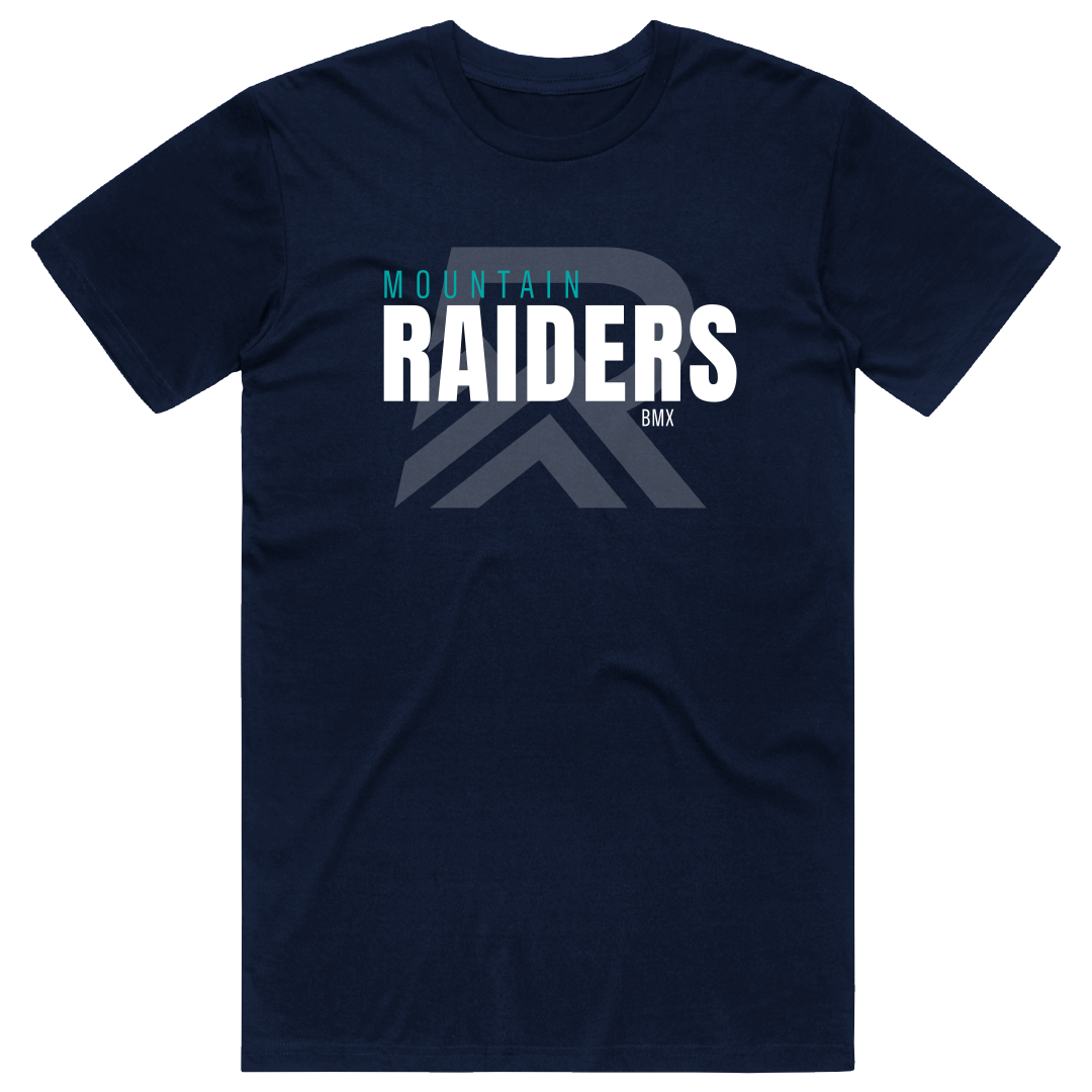 Mountain Raiders BMX Cotton Tee - Shadow Logo
