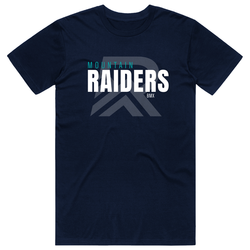 Mountain Raiders BMX Cotton Tee - Shadow Logo