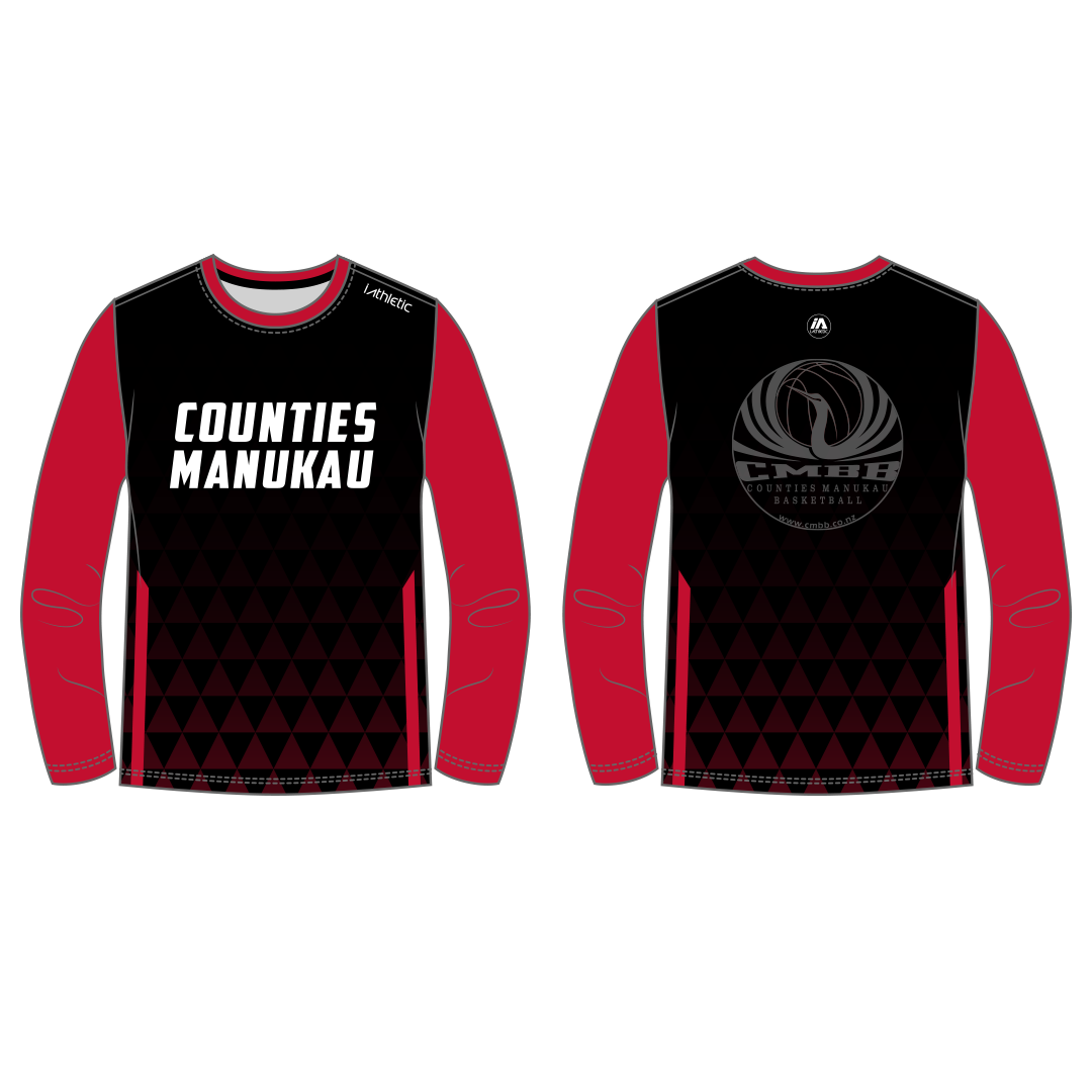 Counties Manukau Basketball Performance Warm Up Tee (Pack)