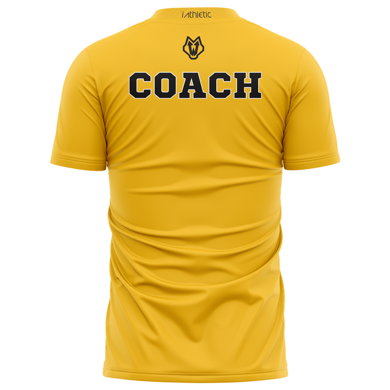 West Sydney Wolves Coaches Tee - Yellow