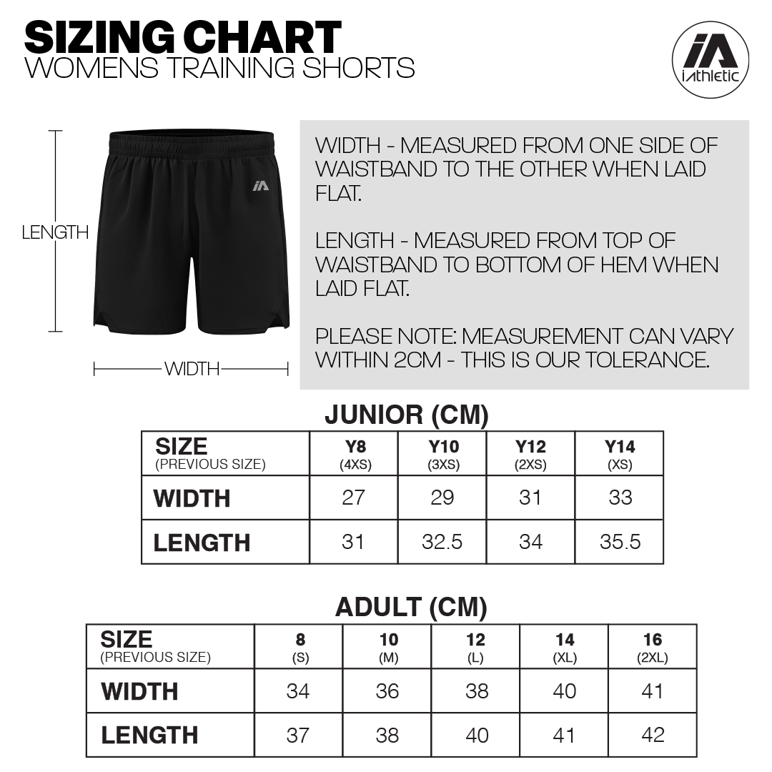 iAthletic Training Shorts Womens - Navy