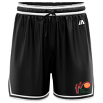West Basketball "W" Logo Casual Shorts - Black/White