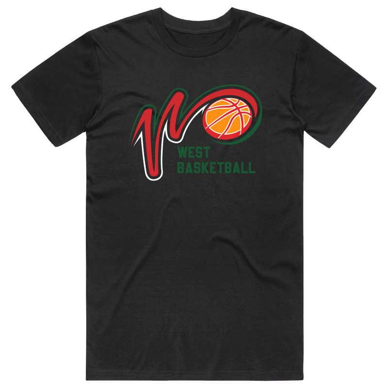 West Basketball "W" Logo Cotton Tee