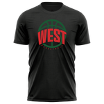 West Basketball "West" Logo Performance Tee