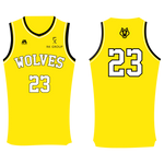 West Sydney Wolves Singlet - WHITE/YELLOW (U12/U14 Girls)
