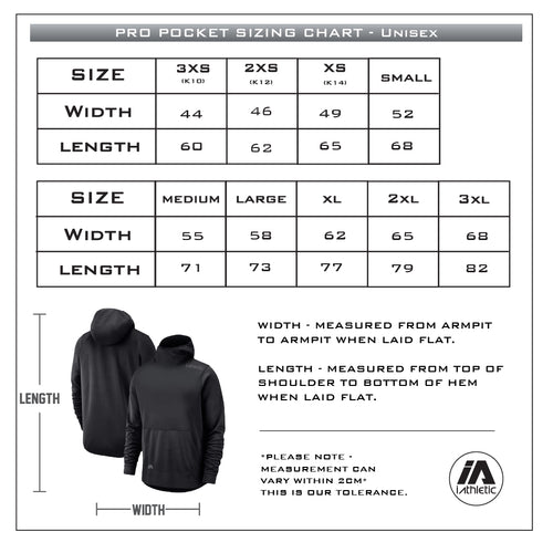 Central Coast Rebels Pro Pocket Hoodie