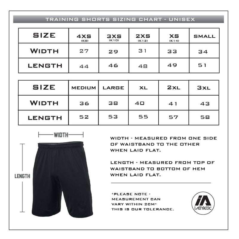 Central Coast Rebels Training Shorts