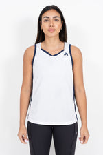 iAthletic Women's Training Reversible Singlet - Navy/White