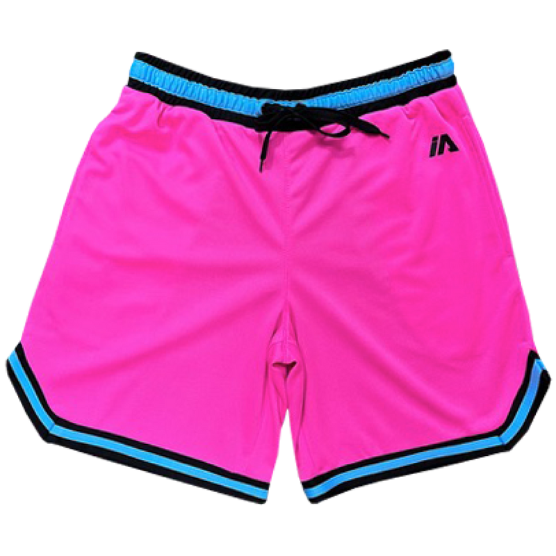 iAthletic Casual Basketball Shorts Mens - Pink Vice