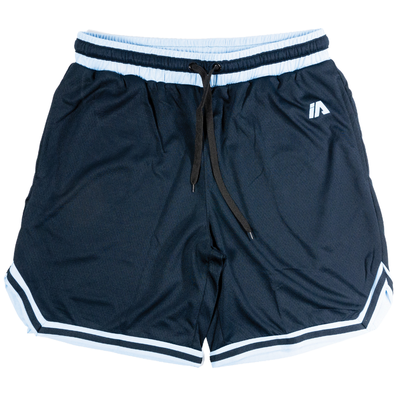 iAthletic Casual Basketball Shorts Mens - Navy/Carolina