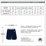 iAthletic Casual Basketball Shorts Womens - Red/Black
